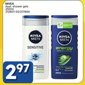 Rossy NIVEA Asst. shower gels offer