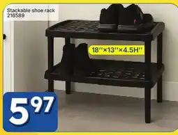 Rossy Stackable shoe rack offer