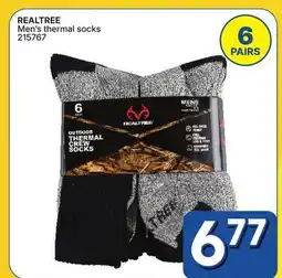 Rossy REALTREE Menʼs thermal socks offer