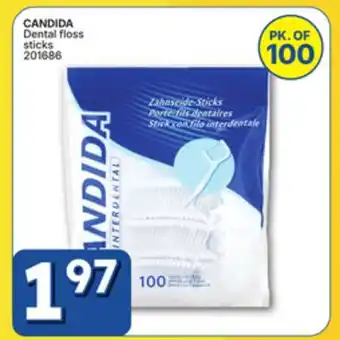 Rossy CANDIDA Dental floss sticks offer