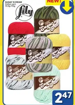 Rossy SUGAR'N CREAM Cotton yarn offer