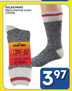 Rossy POLAR PAWS Menʼs thermal socks offer