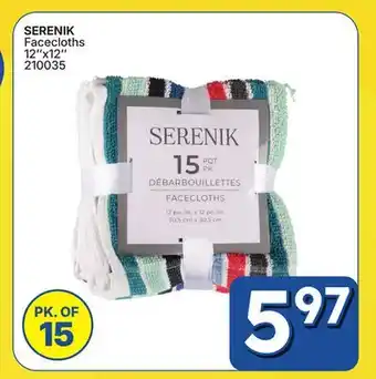 Rossy SERENIK Facecloths offer