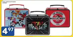 Rossy Asst. metal lunch boxes offer