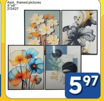 Rossy Asst. framed pictures offer