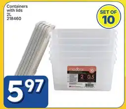 Rossy Containers with lids offer