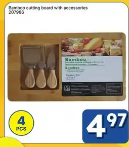 Rossy Bamboo cutting board with accessories offer