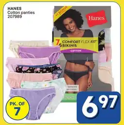 Rossy HANES Cotton panties offer