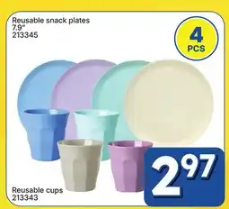 Rossy Reusable snack plates offer