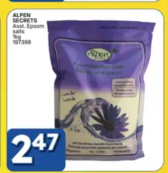 Rossy ALPEN SECRETS Asst. Epsom salts offer