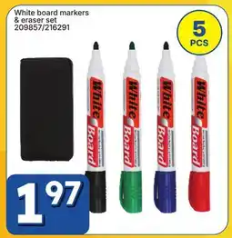 Rossy White board markers & eraser set offer