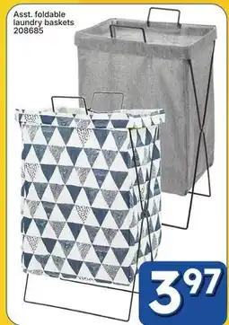 Rossy Asst. foldable laundry baskets offer