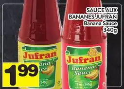 Supermarché PA SAUCE AUX BANANES JUFRAN | Banana Sauce offer