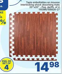 Rossy Interlocking shock absorbing mats offer