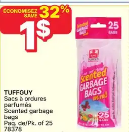 Rossy TUFFGUY Scented garbage bags offer