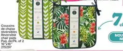 Rossy Reversible chair pads offer