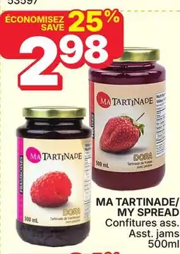 Rossy MA TARTINADE/ MY SPREAD Asst. jams offer