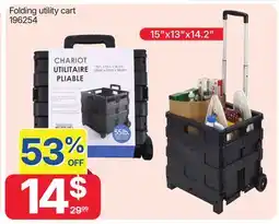 Rossy Folding utility cart offer