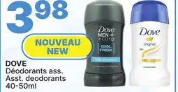 Rossy DOVE Asst. deodorants offer