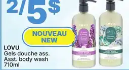 Rossy LOVU Asst. body wash offer