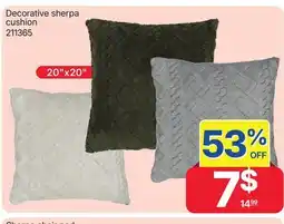 Rossy Decorative sherpa cushion offer