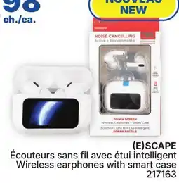 Rossy (E)SCAPE Wireless earphones with smart case offer