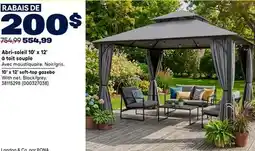 RONA Landon & Co. 10' x 12' soft-top gazebo offer