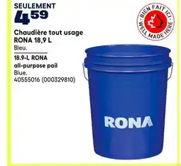 RONA 18.9-L RONA all-purpose pail offer