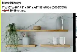 RONA ENVIVO 1 x 10 x 48 DECORATIVE SHELVES offer