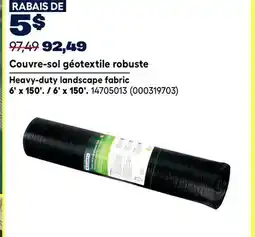 RONA Heavy-duty landscape fabric offer