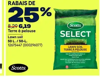 RONA SCOTTS Lawn soil offer