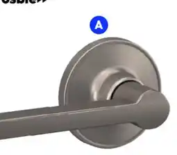 RONA HOMEFRONT BY SCHLAGE Crosbie door levers Satin nickel offer