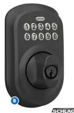 RONA SCHLAGE Plymouth electronic lock offer