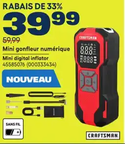 RONA Craftsman Mini digital inflator offer