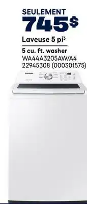 RONA SAMSUNG 5 cu. ft. washer offer