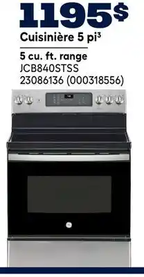 RONA Ge appliances 5 cu. ft. range offer
