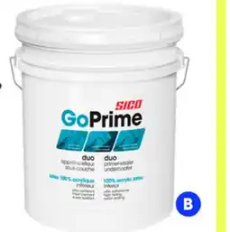 RONA 3.78-L and 18.9-L sizes of SICO Endurance interior paint and GoPrime primer offer