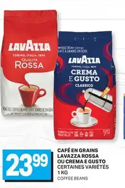 L'Intermarché CAFÉ EN GRAINS ROSSA OU CREMA E GUSTO | COFFEE BEANS offer