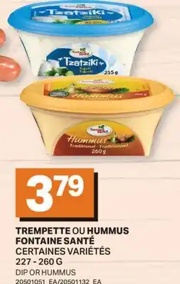 L'Intermarché TREMPETTE OU HUMMUS | DIP OR HUMMUS offer