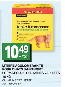 L'Intermarché LITIÈRE AGGLOMÉRANTE POUR CHATS | CLUMPING CAT LITTER offer