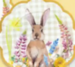 Walmart Rabbit-themed dessert plates 12-pack offer