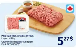 Walmart Olymel Fresh Lean Ground Pork offer