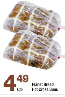Highland Farms Planet Bread Hot Cross Buns offer