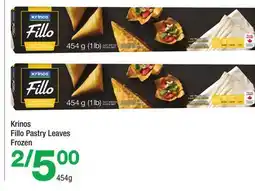 Highland Farms Krinos Fillo Pastry Leaves offer