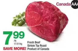 Highland Farms Fresh Beef Sirloin Tip Roast offer