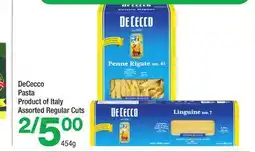 Highland Farms DeCecco Pasta offer