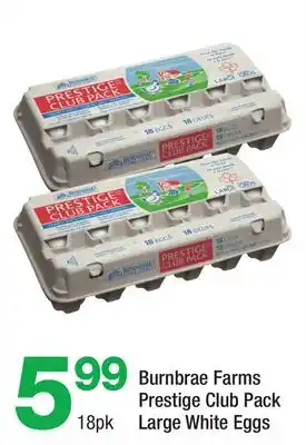 Highland Farms Burnbrae Farms Prestige Club Pack Large White Eggs offer