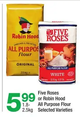 Highland Farms Five Roses or Robin Hood All Purpose Flour offer