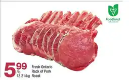Highland Farms Fresh Ontario Rack of Pork Roast offer