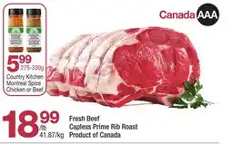 Highland Farms Capless Prime Rib Roast offer